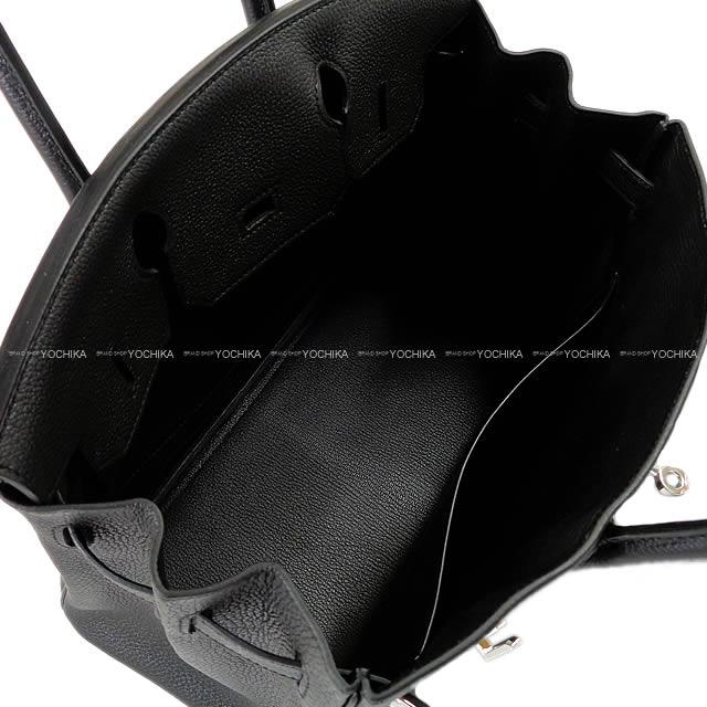 Hermes Handbag Birkin30 Noir (Black) Veau Togo Silver HW Stamp