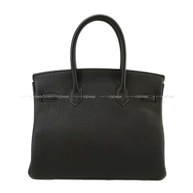 Hermes Handbag Birkin30 Noir (Black) Veau Togo Silver HW Stamp