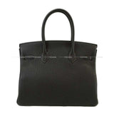 Hermes Handbag Birkin30 Noir (Black) Veau Togo Silver HW Stamp