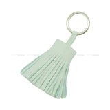 Hermes key ring Carmen Vert Peppermint Agneau Milo Silver HW Stamp
