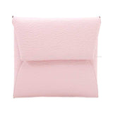 Hermes change purse Bastia Rose Darling Chevre Myzore Silver HW Stamp