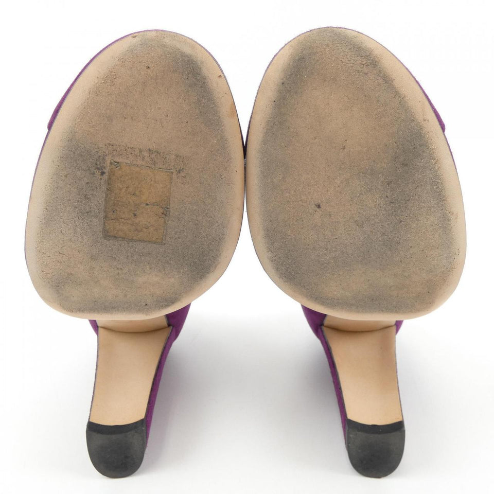 Chanel G31544X02868 Suede Calfskin Pumps