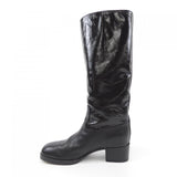 Chanel G37985Y55400 Shiny Calfskin Boots
