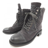 Chanel Suede Calfskin Boots