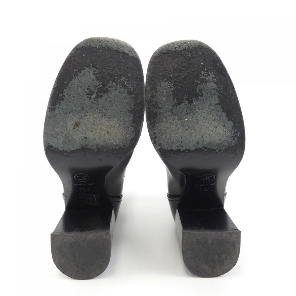 Chanel G45281B14454 Kidskin Knit Lambskin Boots