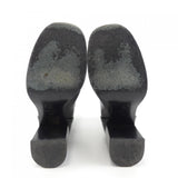 Chanel G45281B14454 Kidskin Knit Lambskin Boots