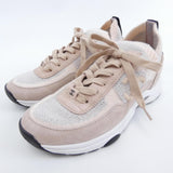 Chanel G38750B14071 Knit Suede Calfskin Sneakers
