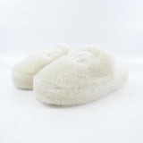 Chanel G45984B17892 Shearling Lambskin Sandals