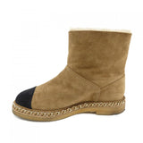 Chanel G34113Y52122 Kid Suede Shearling Boots