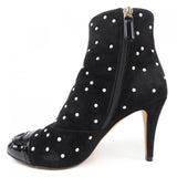 Chanel G33426Y51470 Suede Calfskin Pearl Boots