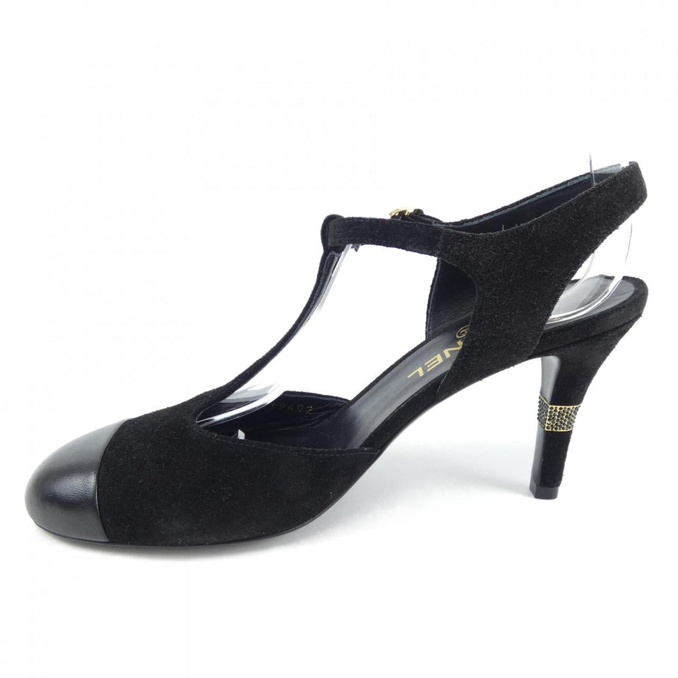 Chanel G39402Y56129 Suede Calfskin/Lambskin Sandals
