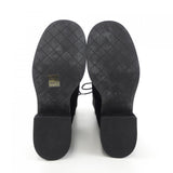 Chanel G39506Y56127 Calfskin Knit Suede Boots
