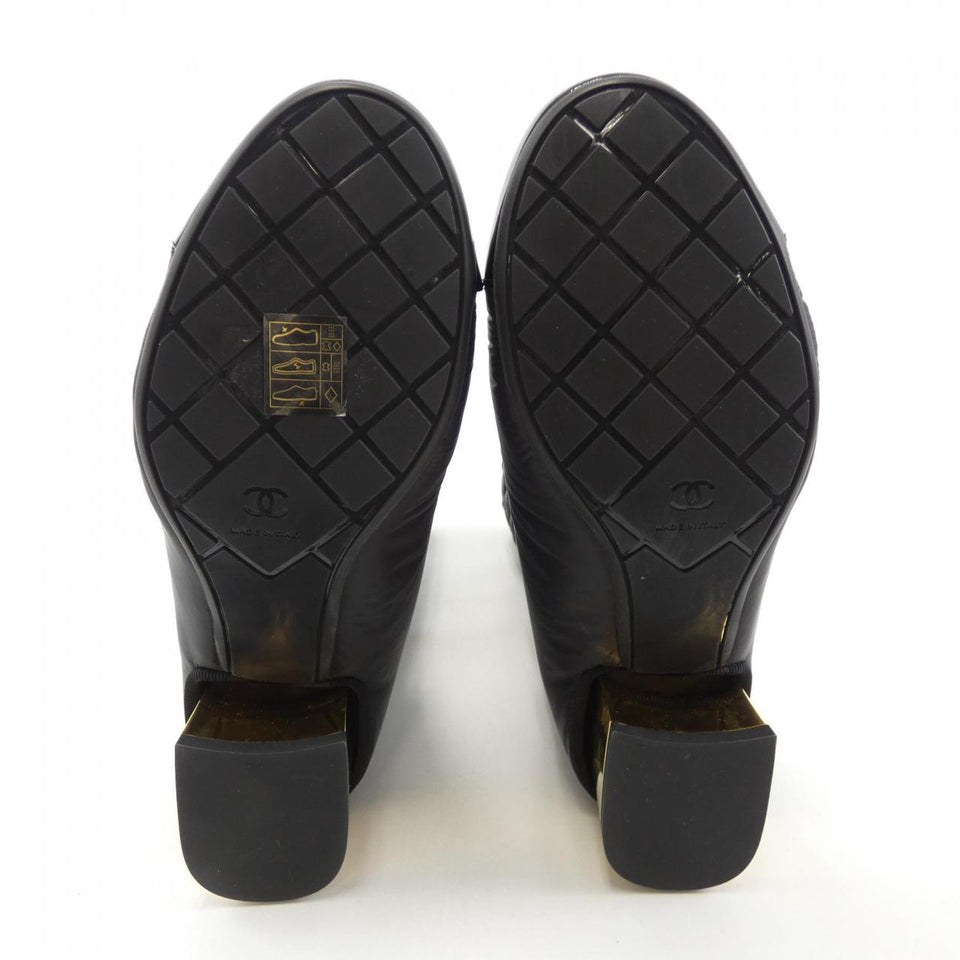 Chanel G38428Y55553 Fabric Lambskin Patent Calfskin Boots