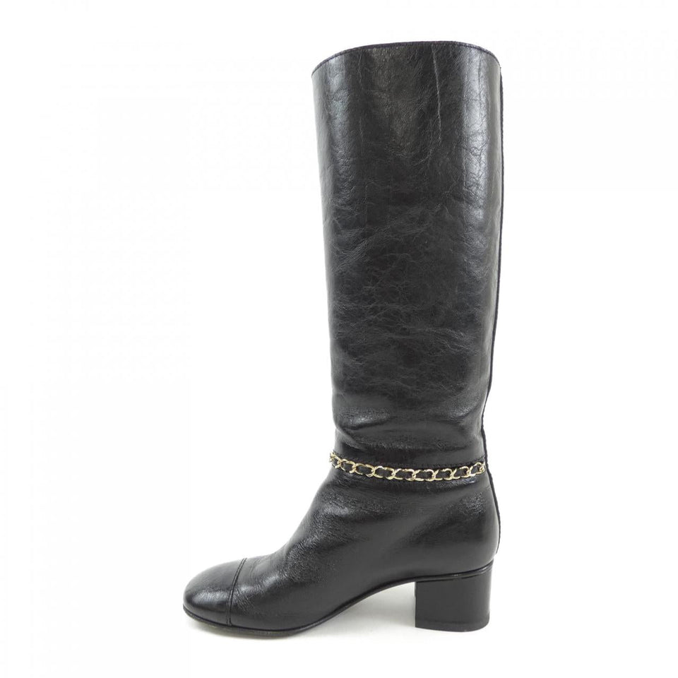 Chanel G35006X53109 Calfskin Long Boots