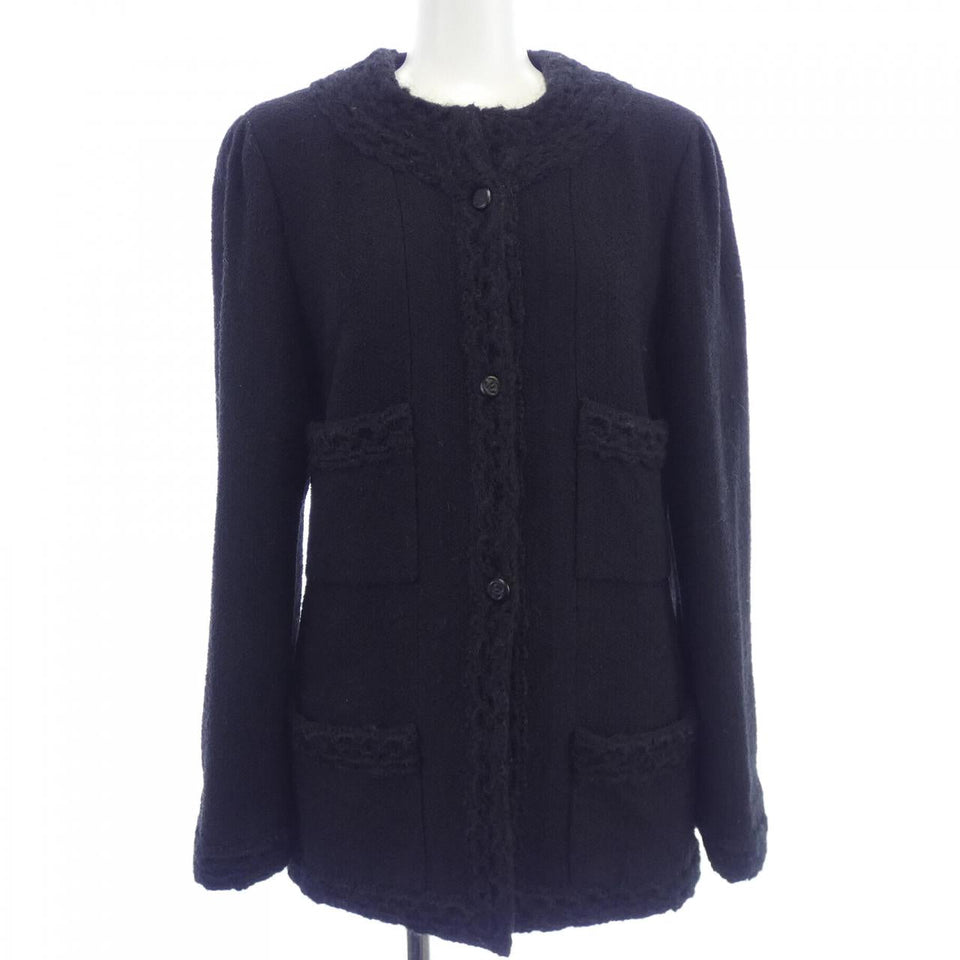 Chanel P12126V06999 98A Collarless Jacket Outerwear