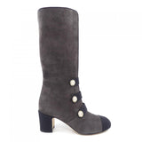 Chanel G32925Y51387 Glitter Calfskin Long Boots