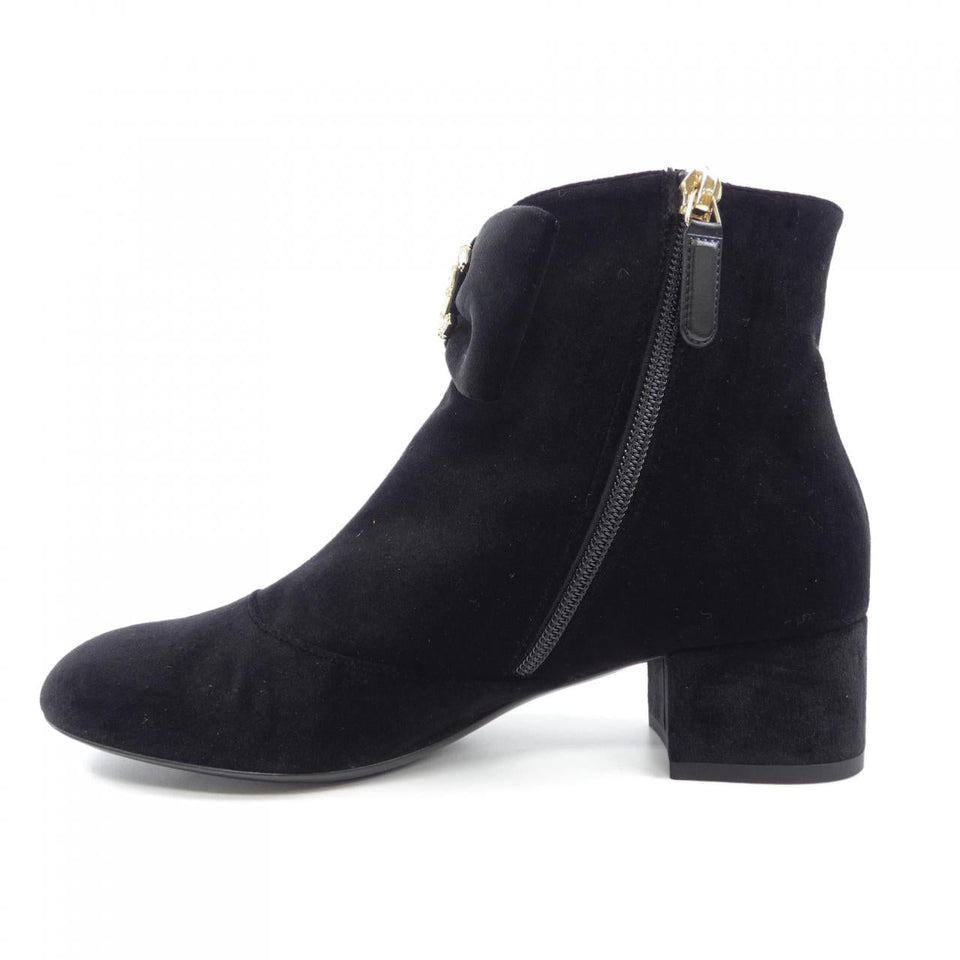 Chanel G46063B18362 Velvet Strass&Metal Boots