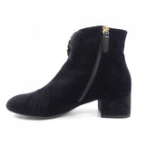 Chanel G46063B18362 Velvet Strass&Metal Boots