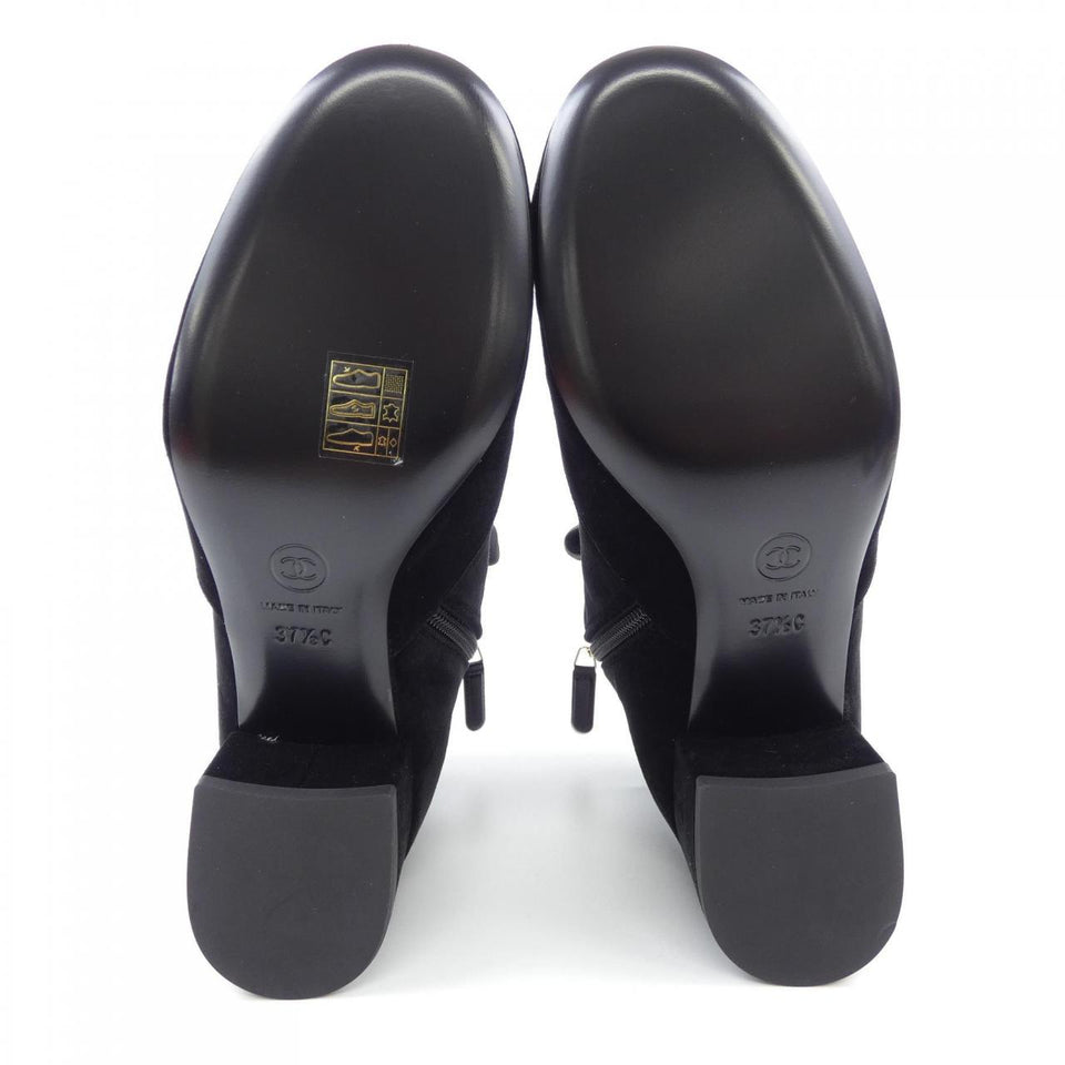 Chanel G46063B18362 Velvet Strass&Metal Boots