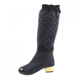 Chanel G38428Y55553 Fabric/Lambskin & Patent Calfskin Boots