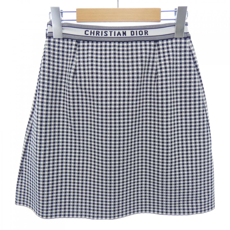 Christian Dior Check Skirt