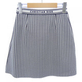 Christian Dior Check Skirt