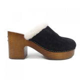Chanel G35368B14075 Cracked Sheepskin Shearling Sandals