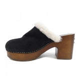 Chanel G35368B14075 Cracked Sheepskin Shearling Sandals