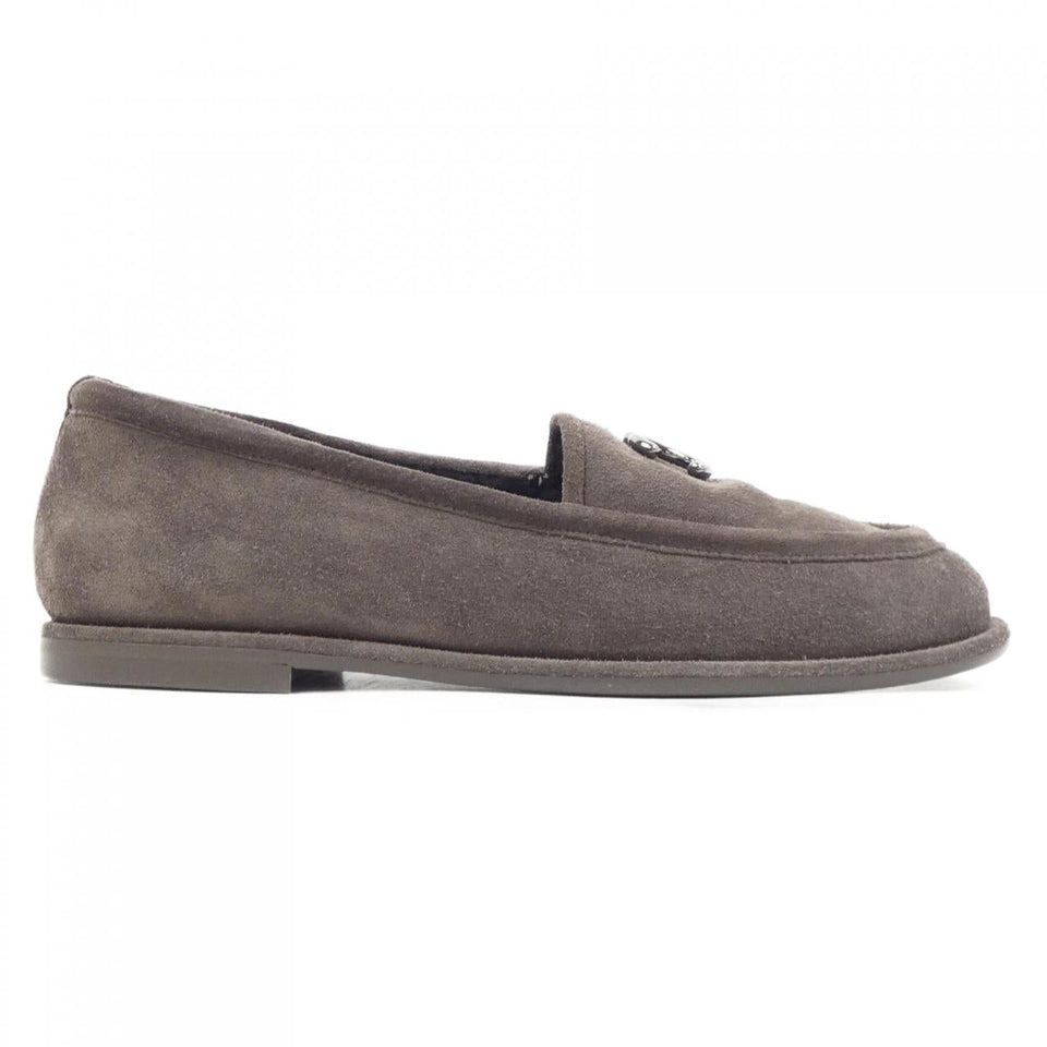 Chanel G45886B17976 Suede Calfskin Shoes