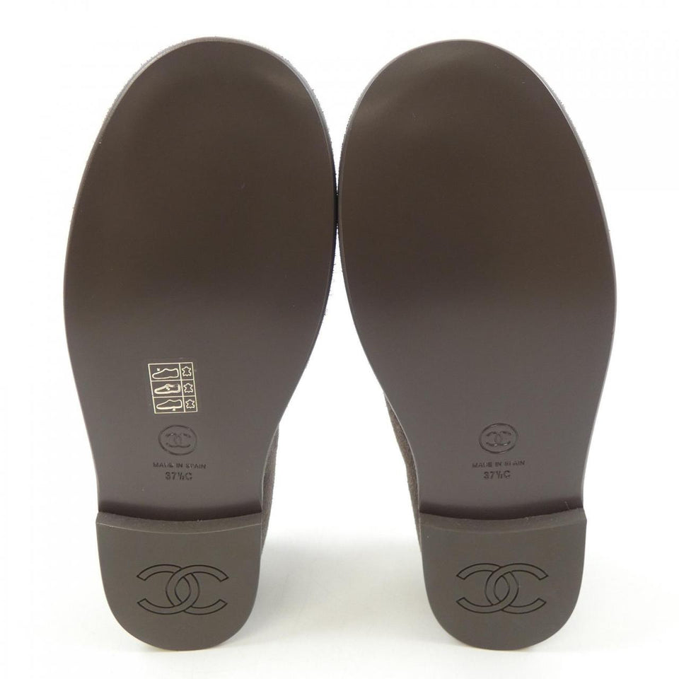 Chanel G45886B17976 Suede Calfskin Shoes