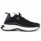 Chanel G45331B14494 Suede Calfskin Sneakers