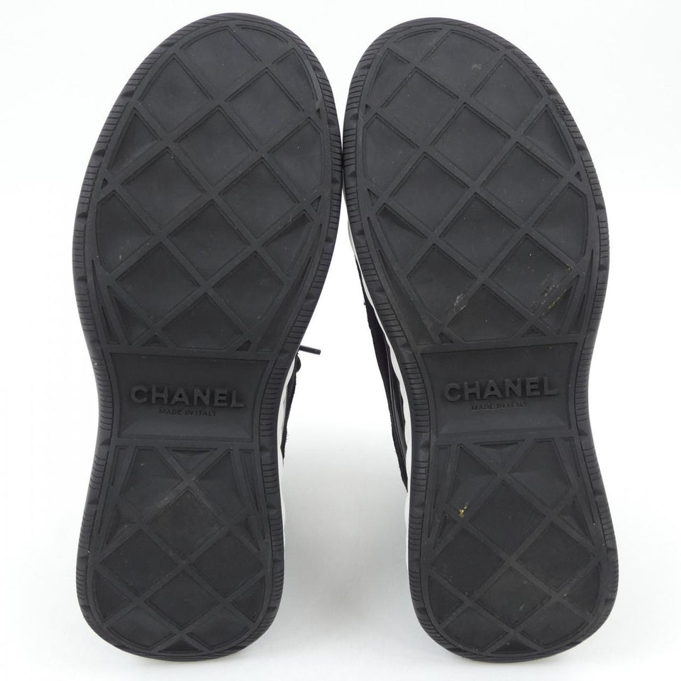 Chanel G45331B14494 Suede Calfskin Sneakers