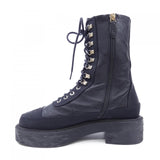 Chanel G38086Y55461 Calfskin Grosgrain Boots