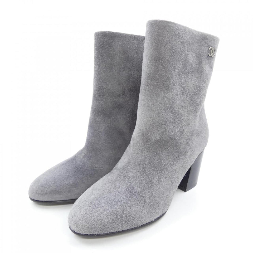 Chanel Suede Calfskin Boots