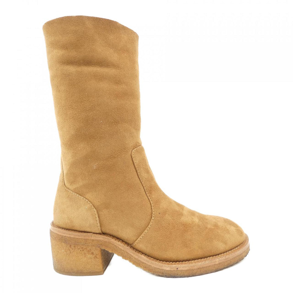 Chanel Shearling Long Boots