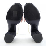 Chanel G45813B17349 Silk & Imitation Pearl Sandals