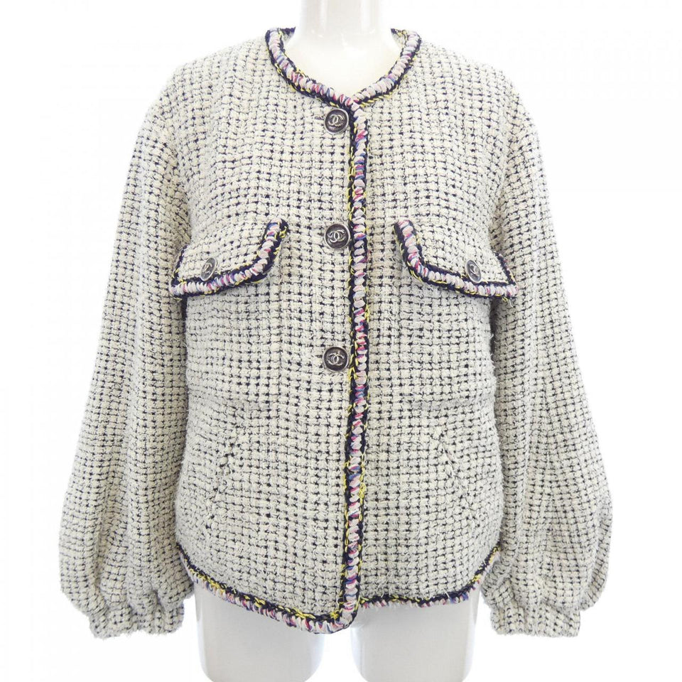 Chanel P70074V60046 Collarless Jacket Jacket