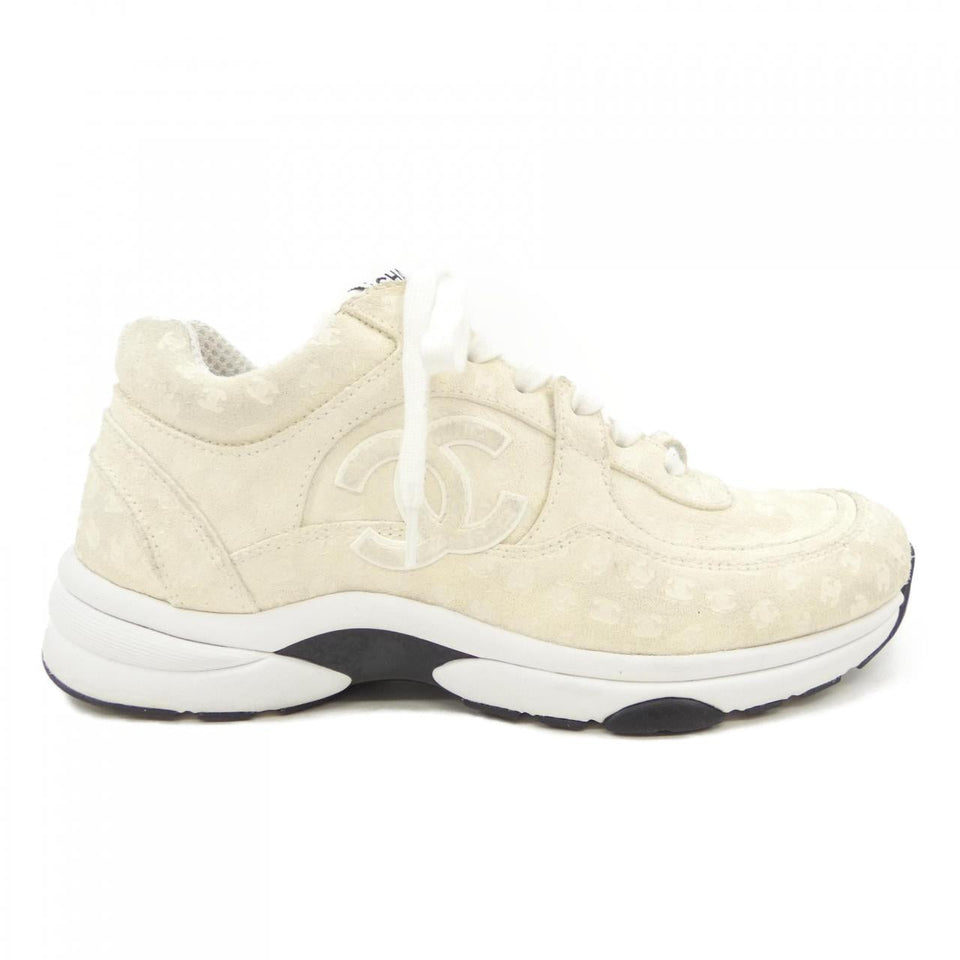 Chanel G39230X56653 Suede Calfskin Sneakers