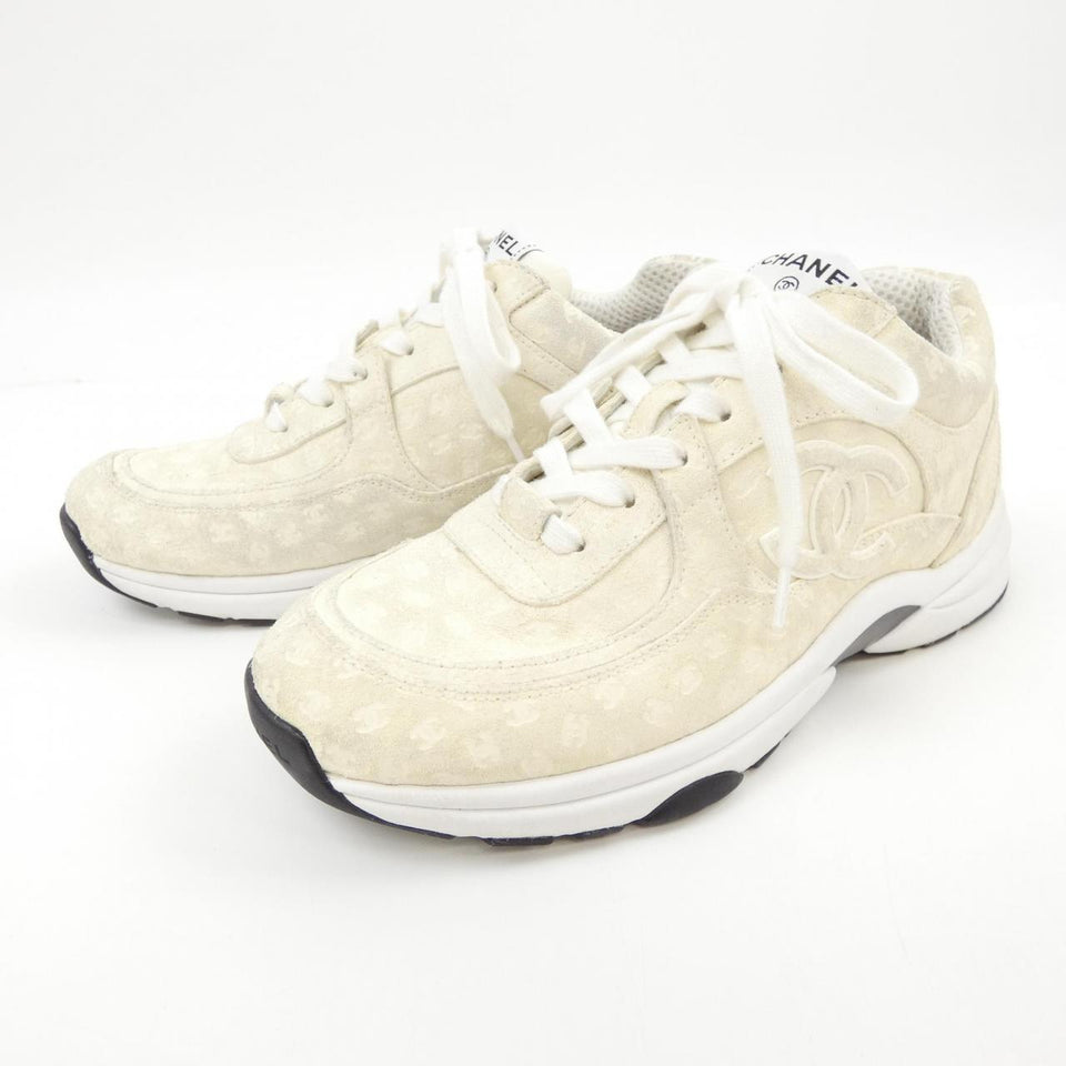 Chanel G39230X56653 Suede Calfskin Sneakers