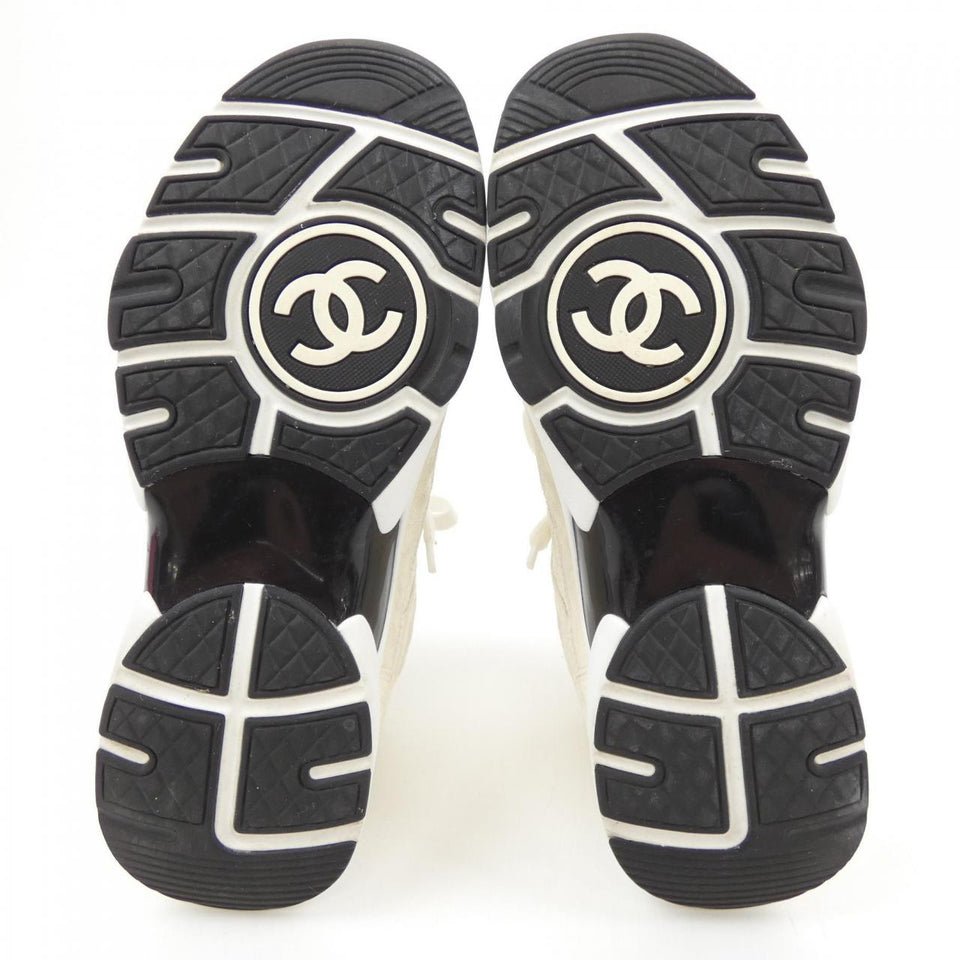 Chanel G39230X56653 Suede Calfskin Sneakers