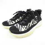 Chanel Graphic Logo Nylon Suede Sneakers