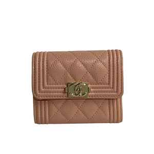 Chanel Boy Chanel Caviar Skin Wallet