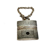 Hermes Bag charm Stainless Steel Silver Accessory Rocabal unisex(Unisex)