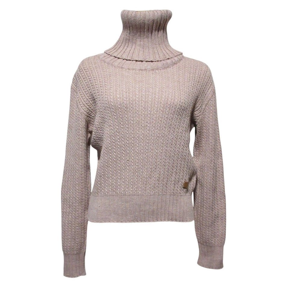 Chanel Wood Coco Mark Knit Sweater