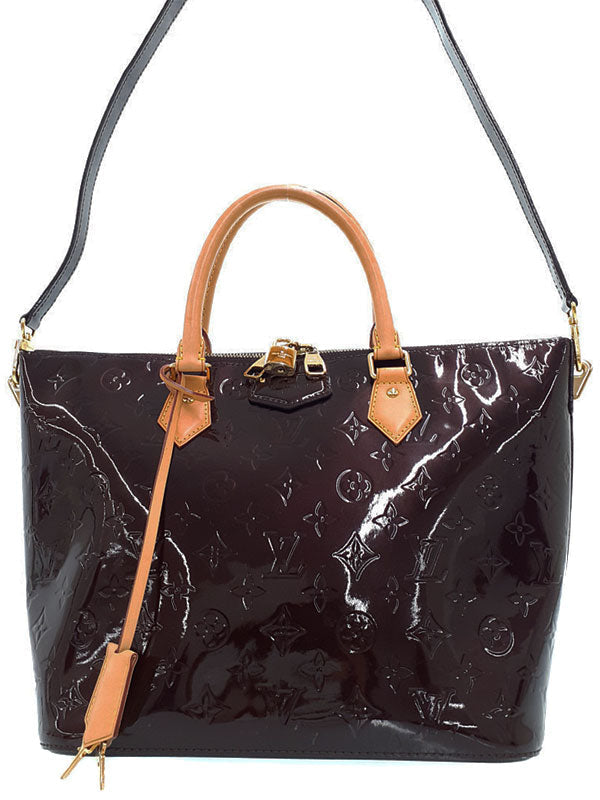Louis Vuitton  Monogram Verni Montebello MM Patent leather Shoulder Bag