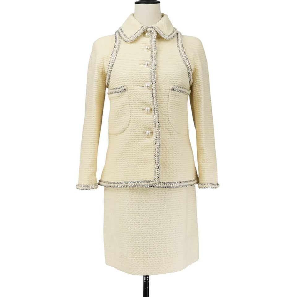 Chanel Coco Mark Button Tweed 2way Set