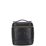 Chanel Coco Mark Caviar Vanity Bag