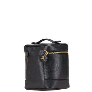 Chanel Coco Mark Caviar Vanity Bag