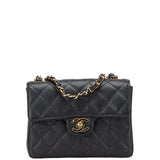 Chanel Coco Mark Caviar Mini Shoulder Bag