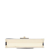 Chanel Coco Mark Quilting Canvas Patent Leather Shoulder Bag